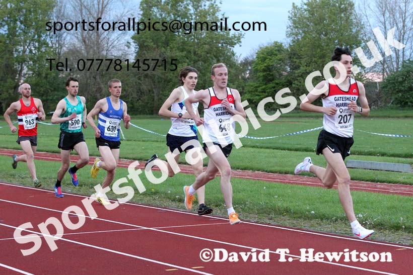 3000 metres, 2021 North East Grand Prix No. 2, Monkton, Wednesday, May 19th. Photo: David T. Hewitson/Sports for All Pics